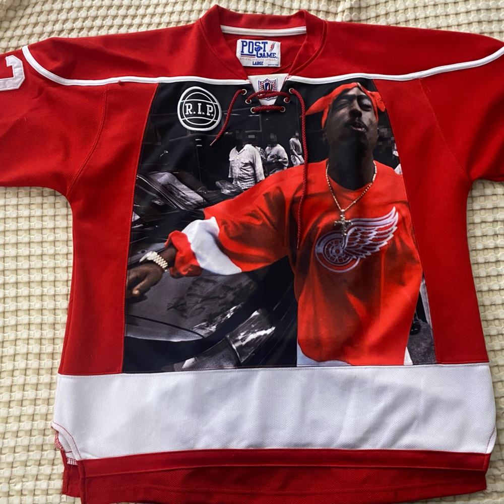 RARE 2pac hockey jersey by Postgame